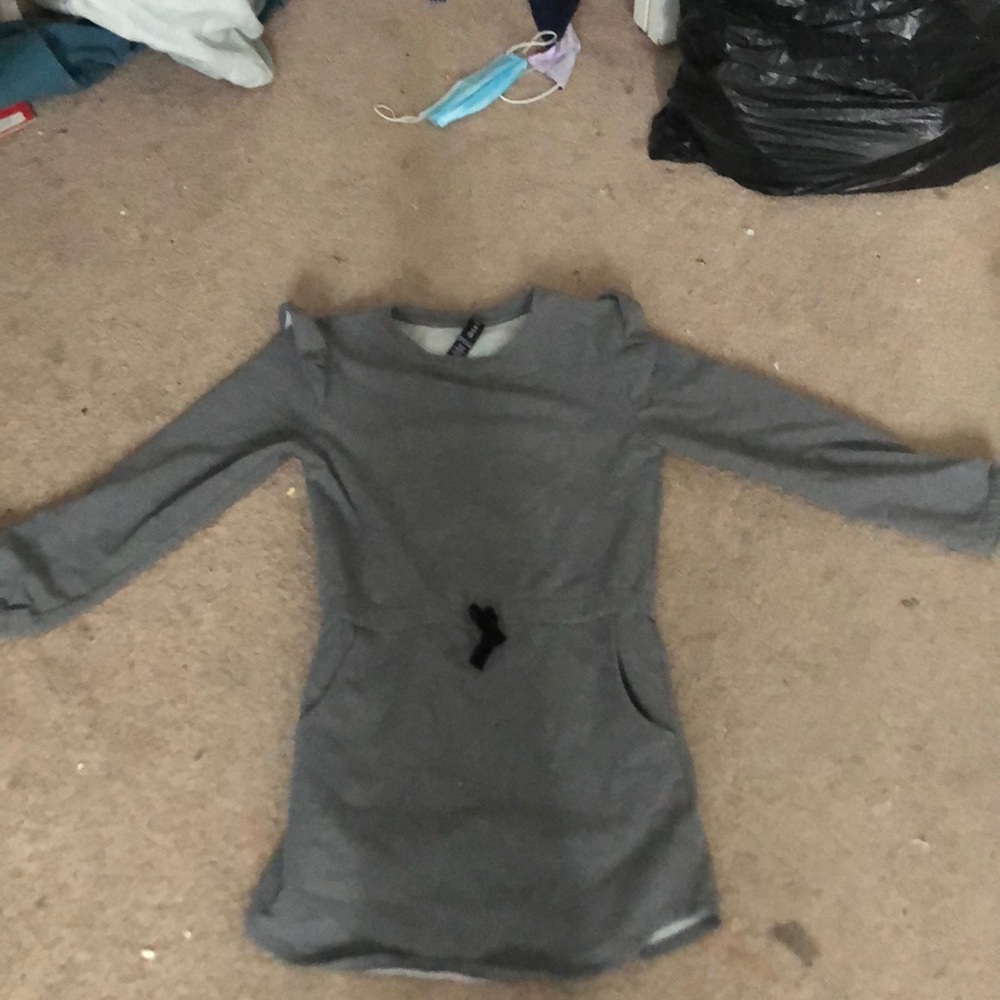 A sweater dress